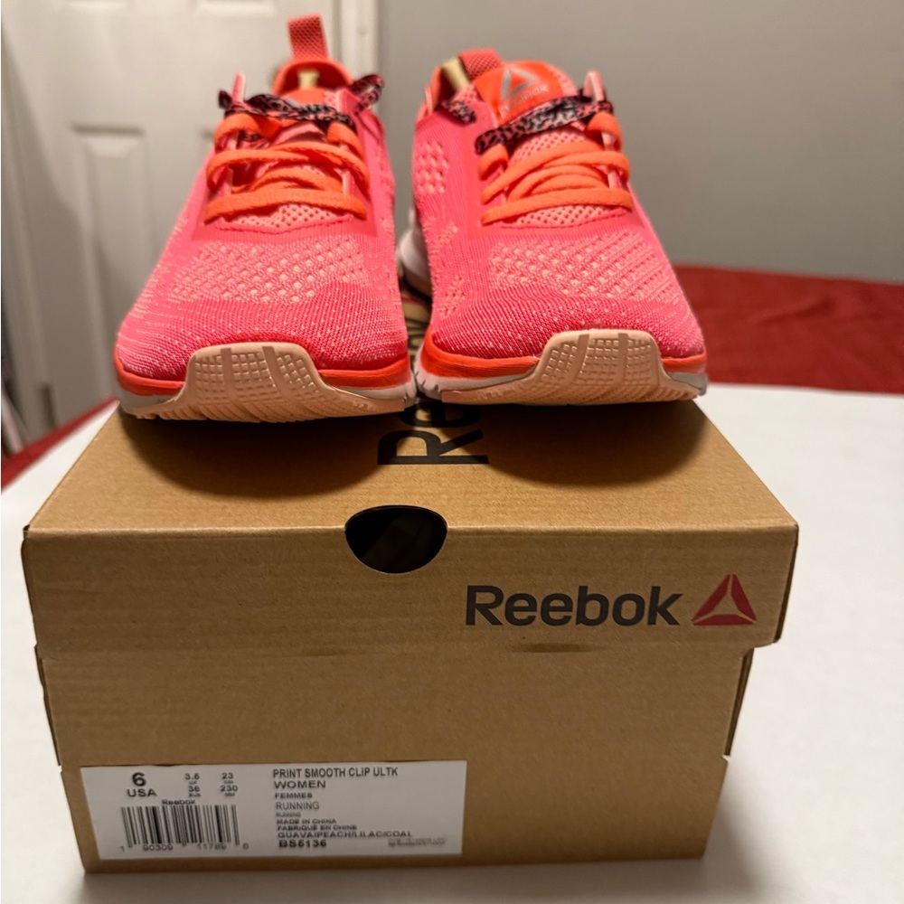 Reebok Women's Bright Pink Athletic Sneakers